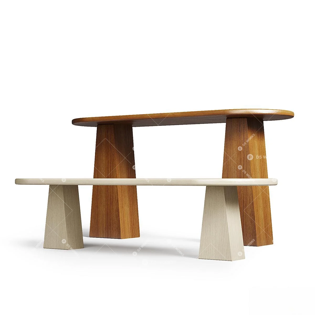 Dining Table 3d model thumbnail 2