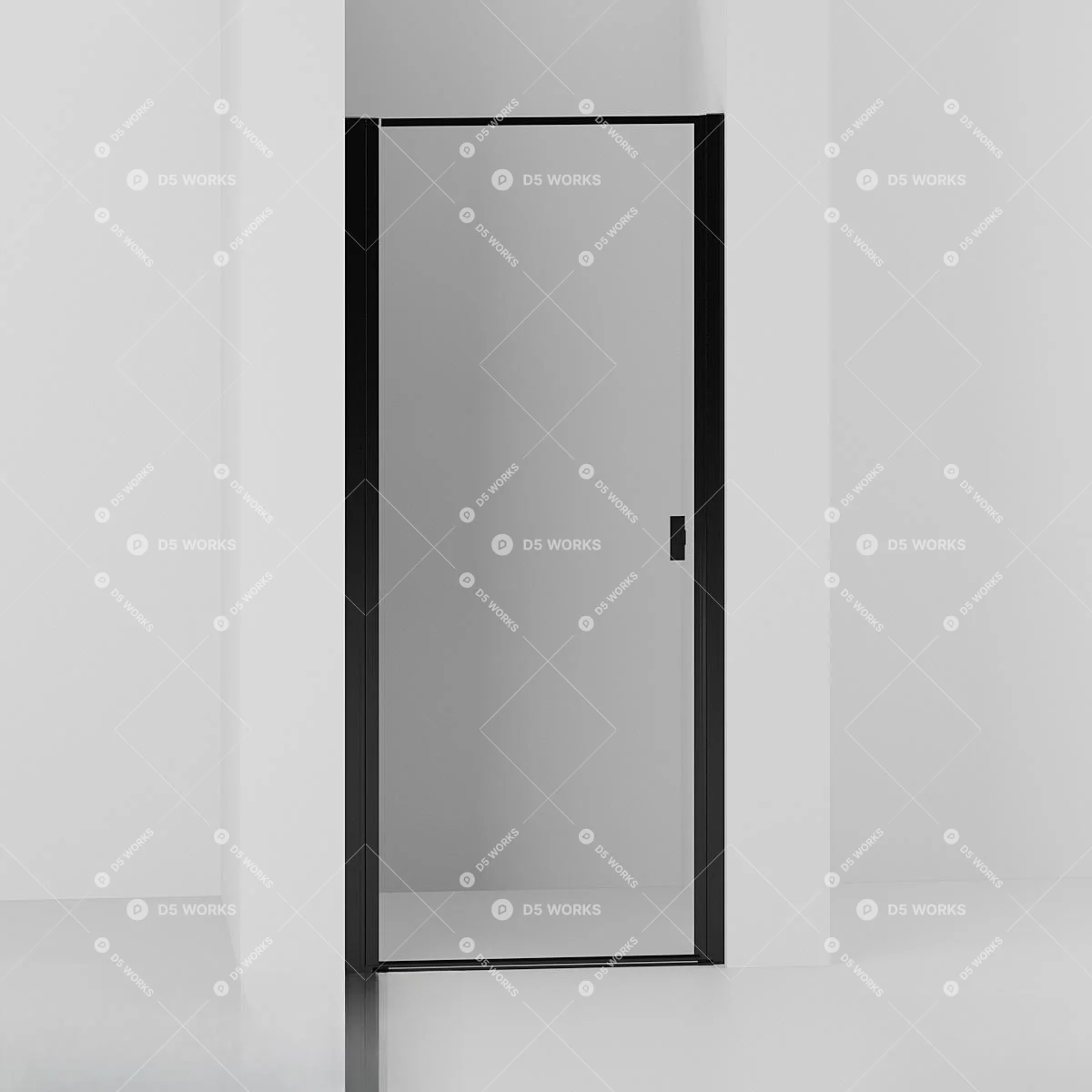 Single Door 3d model thumbnail 2