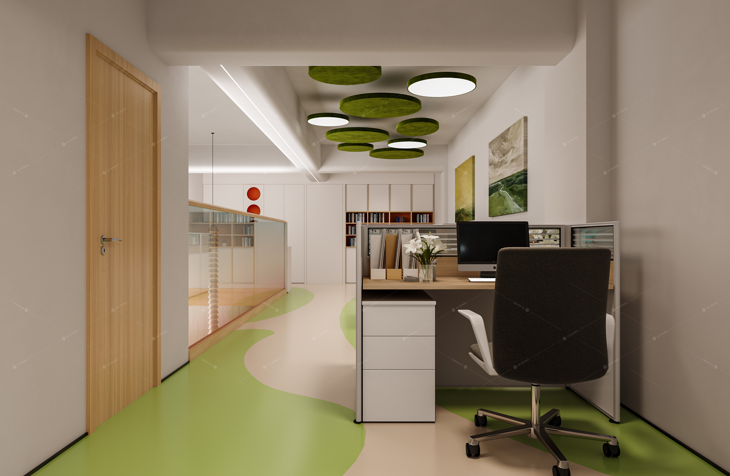 Office Spaces 3D Models 3