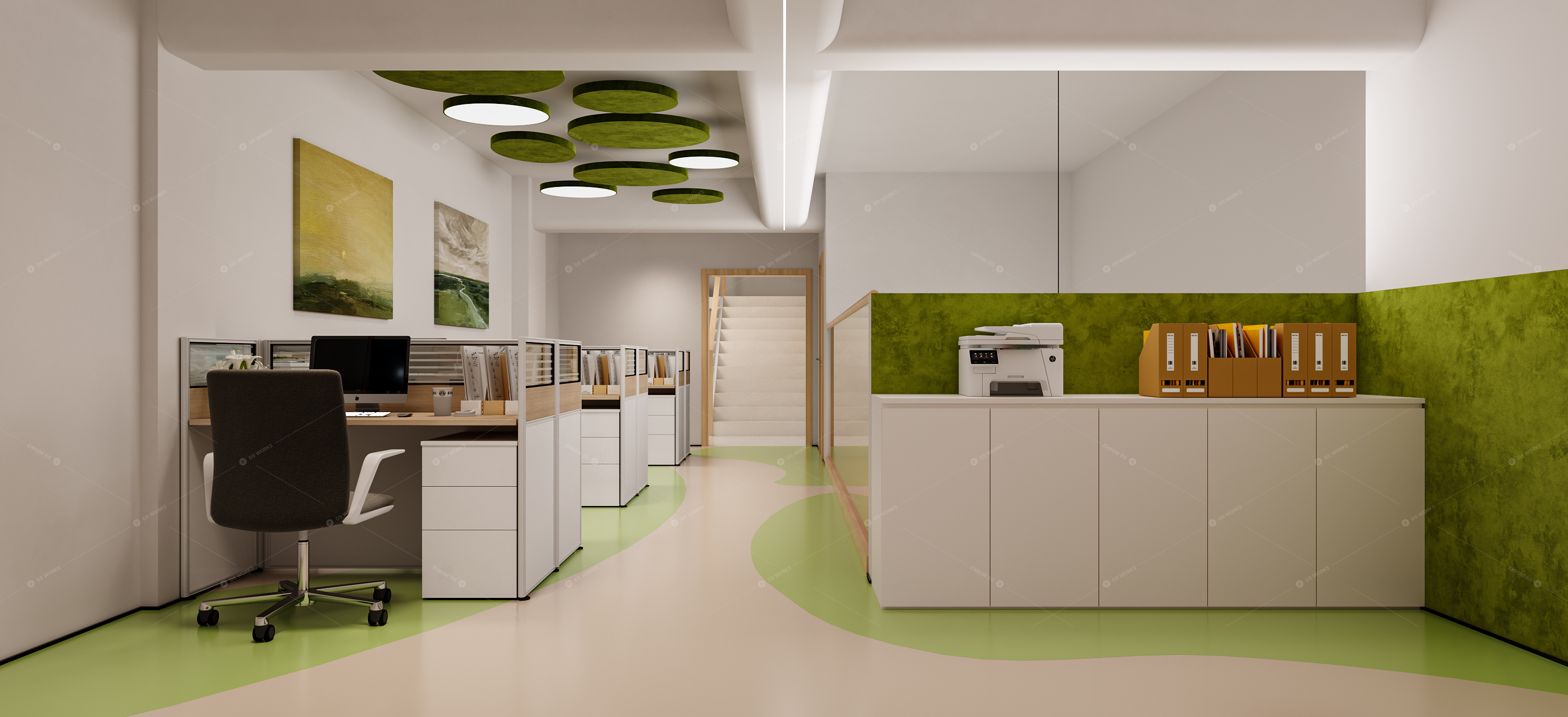 Office Spaces 3D Models 2