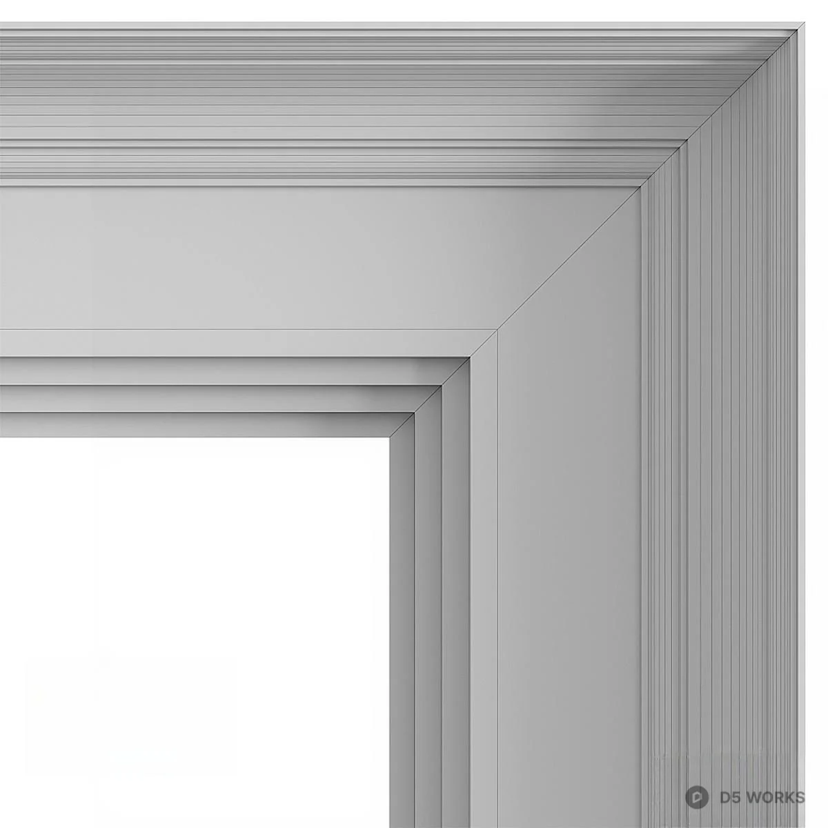 Transitional Ceiling Panel 3d model thumbnail 2