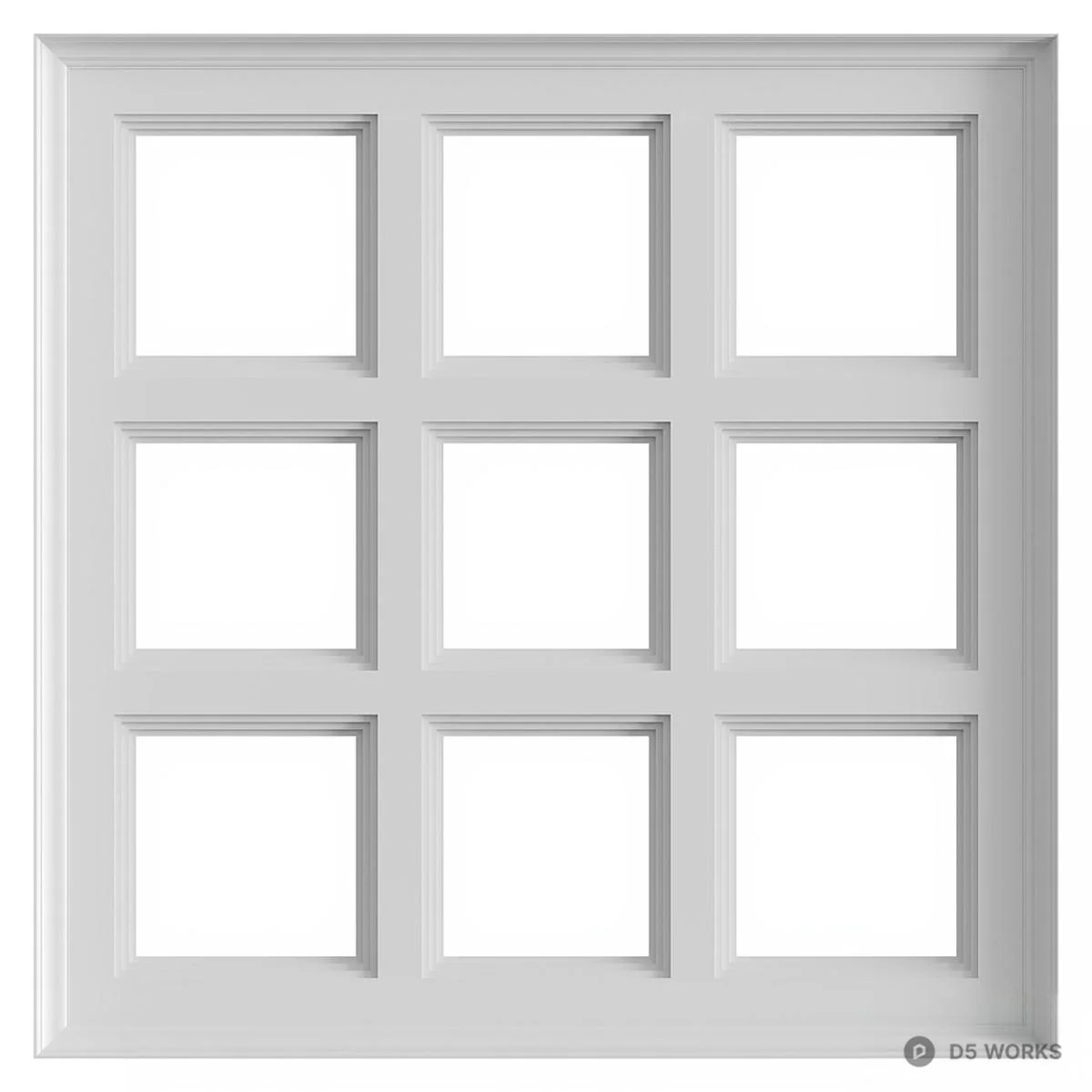 Transitional Ceiling Panel 3d model - Image 1