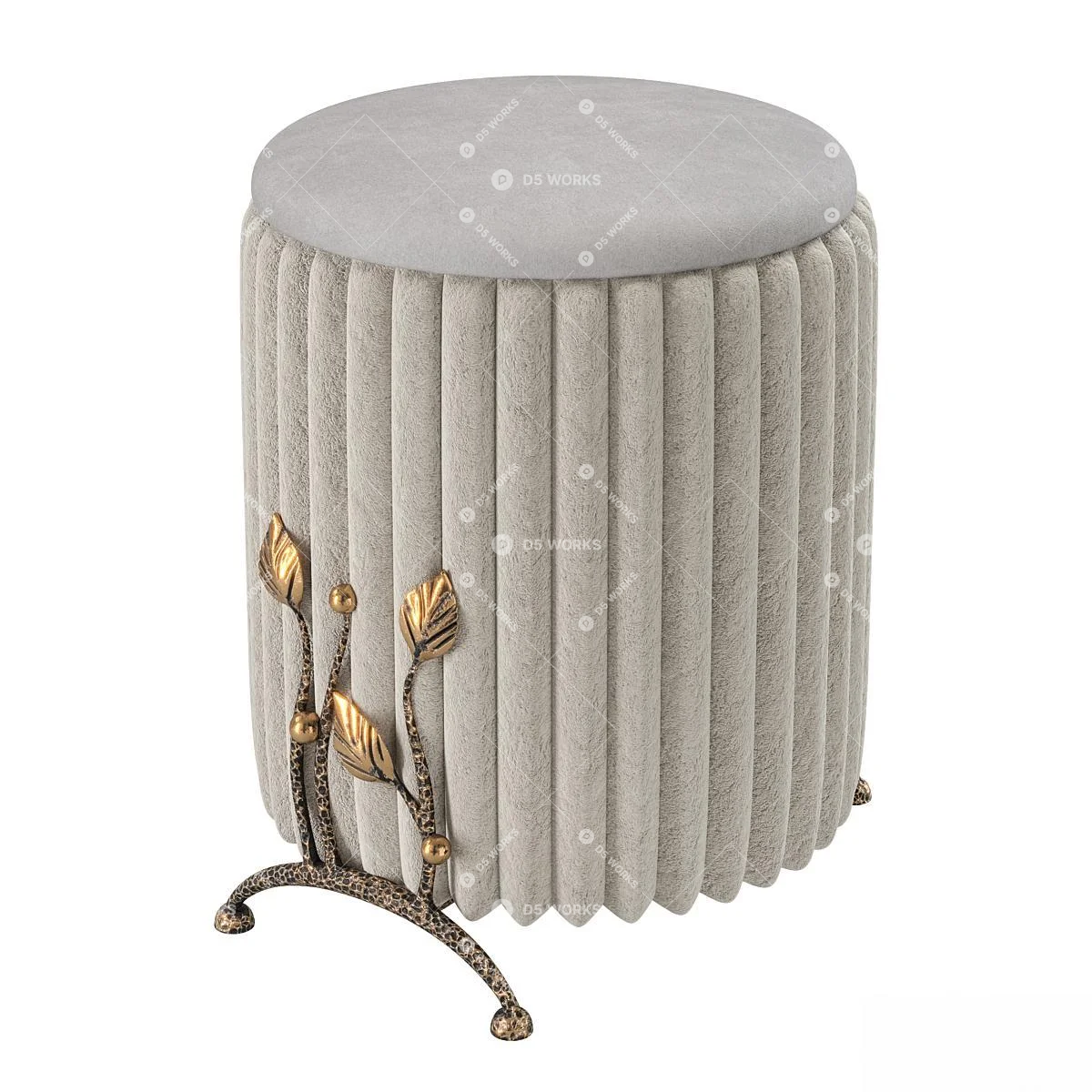 Sofa Stool 3d model thumbnail 3