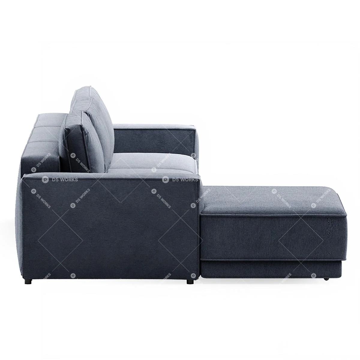 Modern Multi-seater Sofa 3d model thumbnail 2