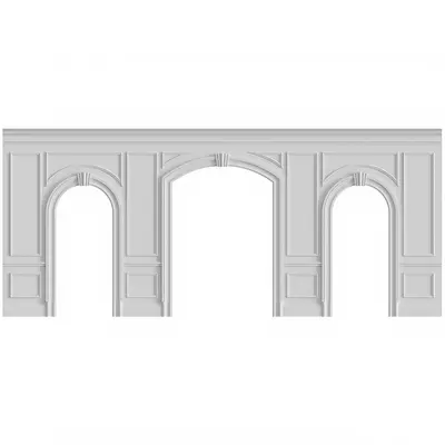 Arched Doorway 3d model