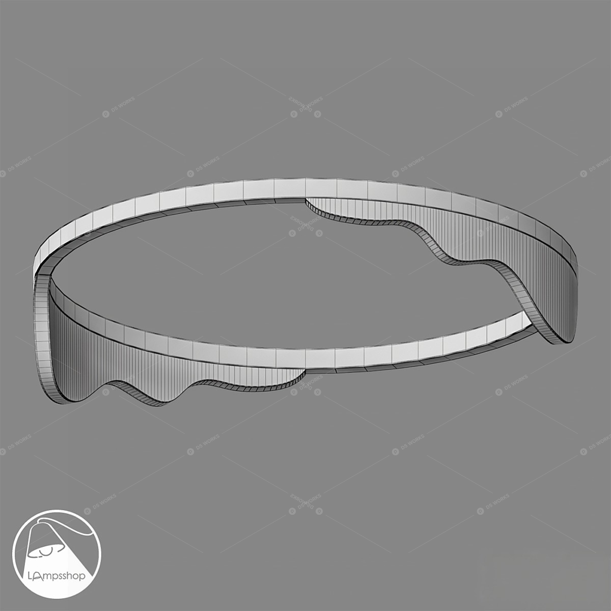 Flush Mount Lights 3D Models 2