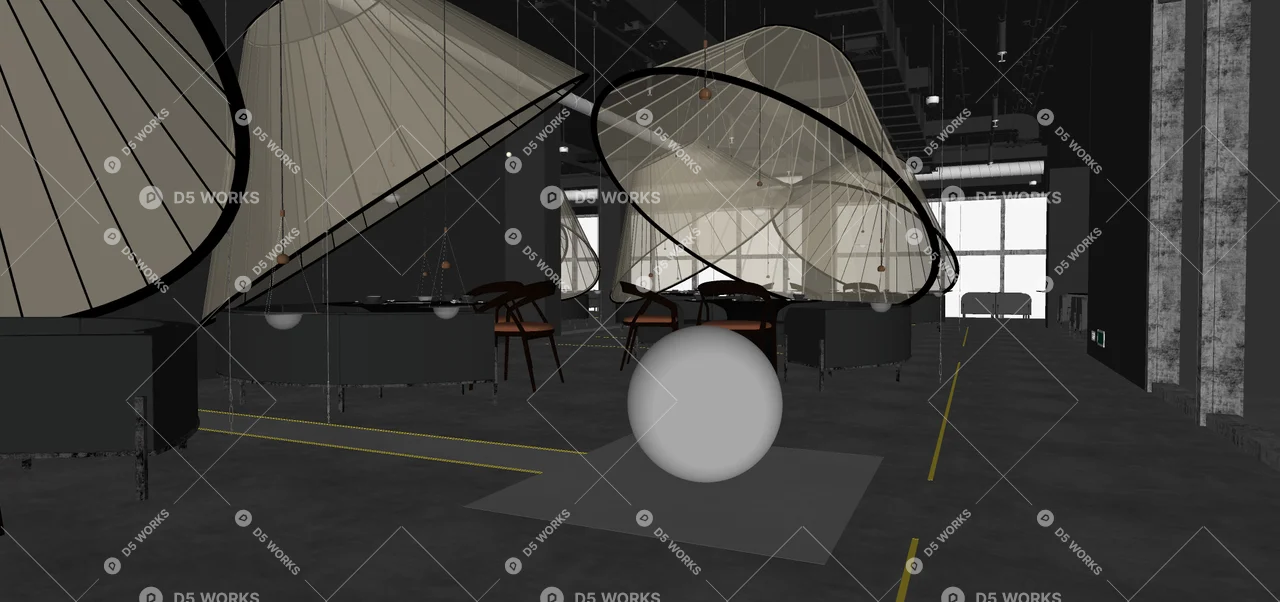  Dining Space 3d model thumbnail 2