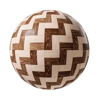 Zebra print herringbone parquet