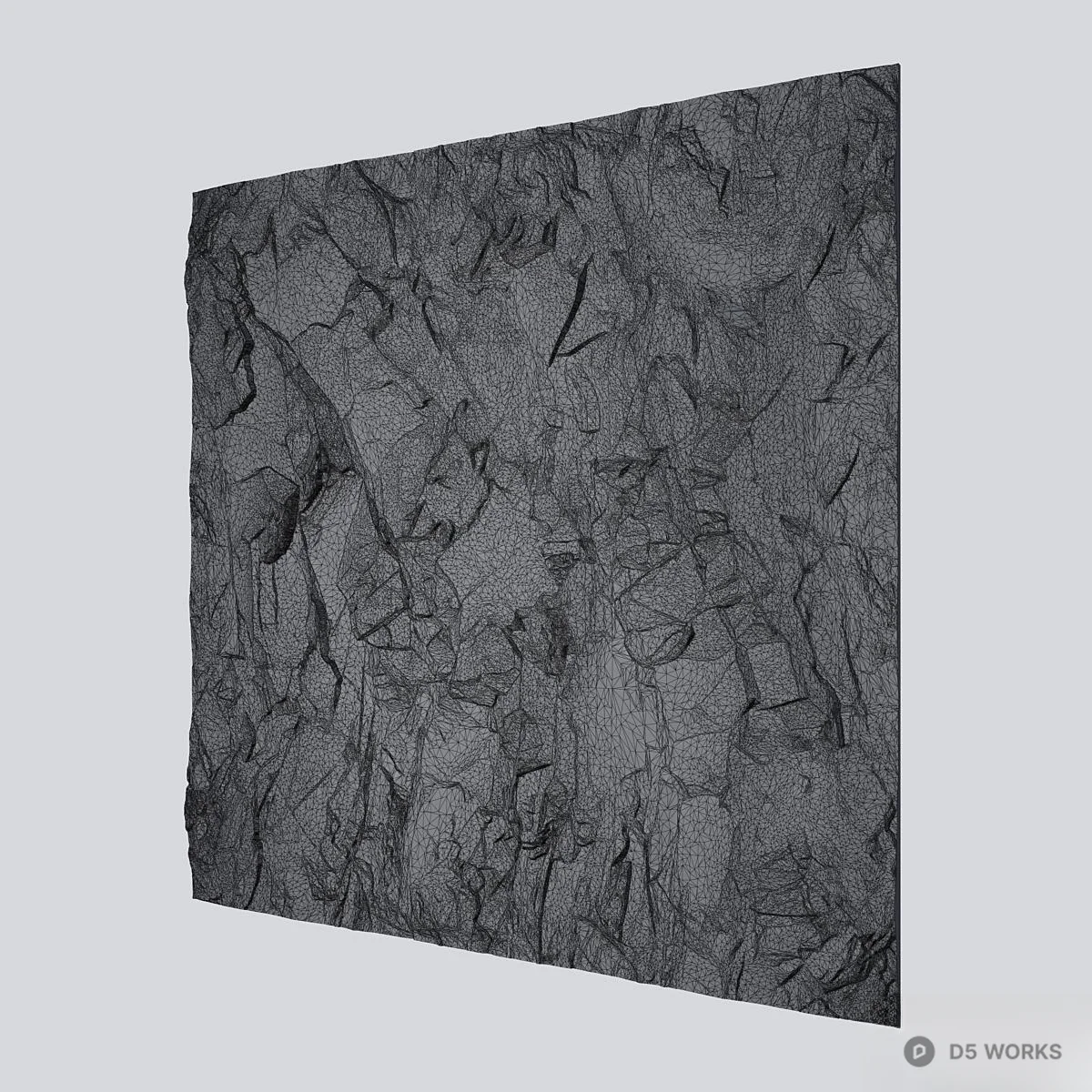 Textured Wall Panel 3d model thumbnail 6
