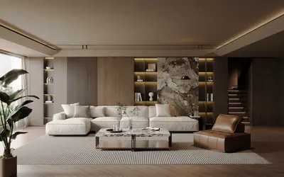 Modern Villa Living Room