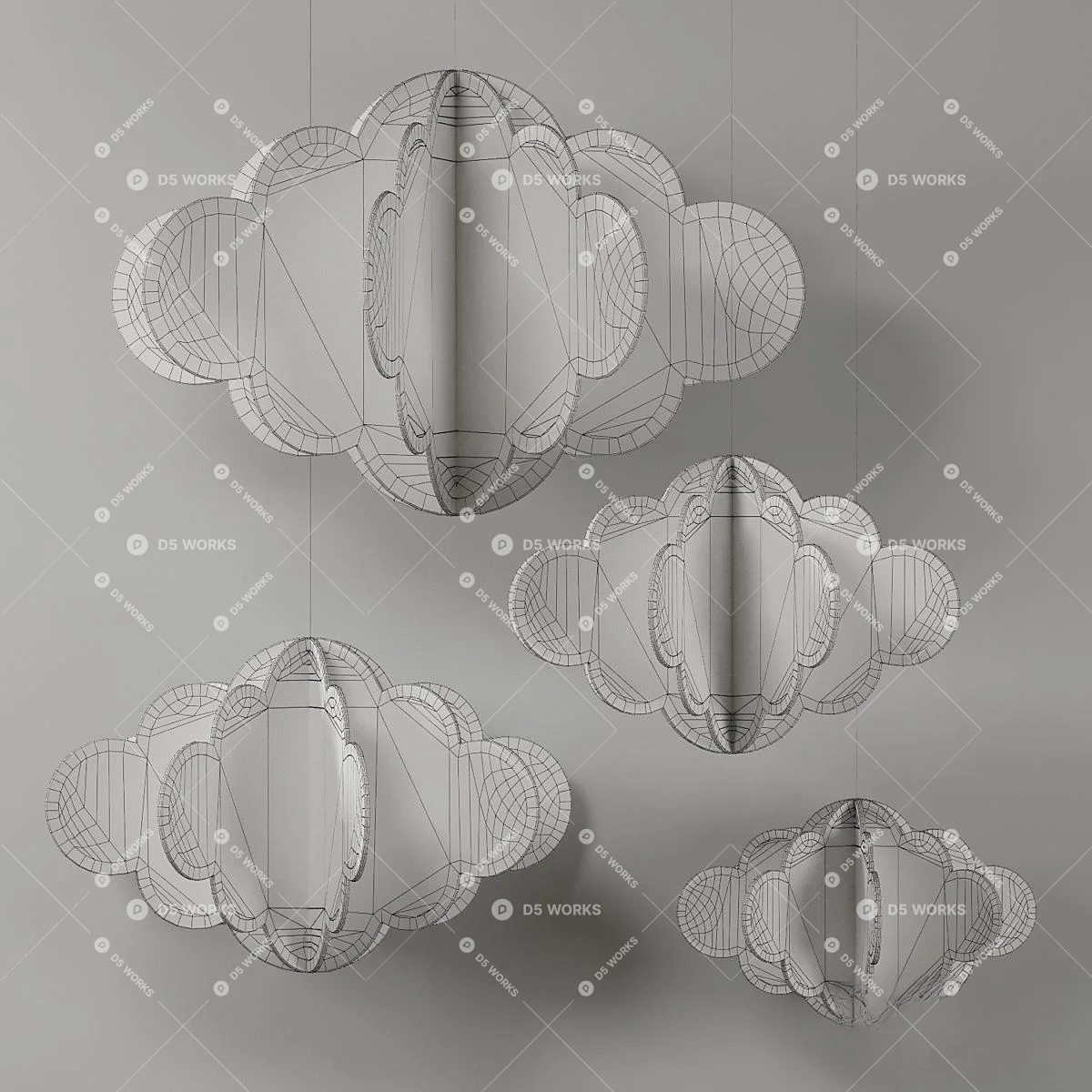 Modern  Decoration 3d model thumbnail 3