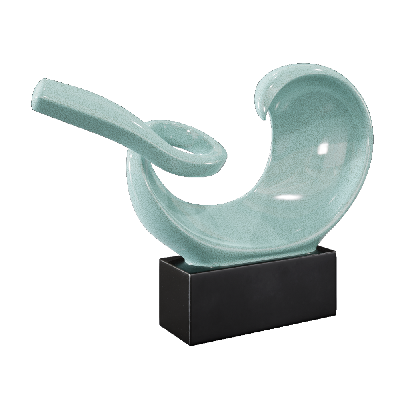 Sculpture Ice Crack Ceramic Art Decoration 