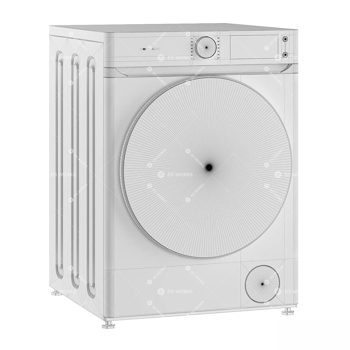 Washing Machine 3d model thumbnail 3