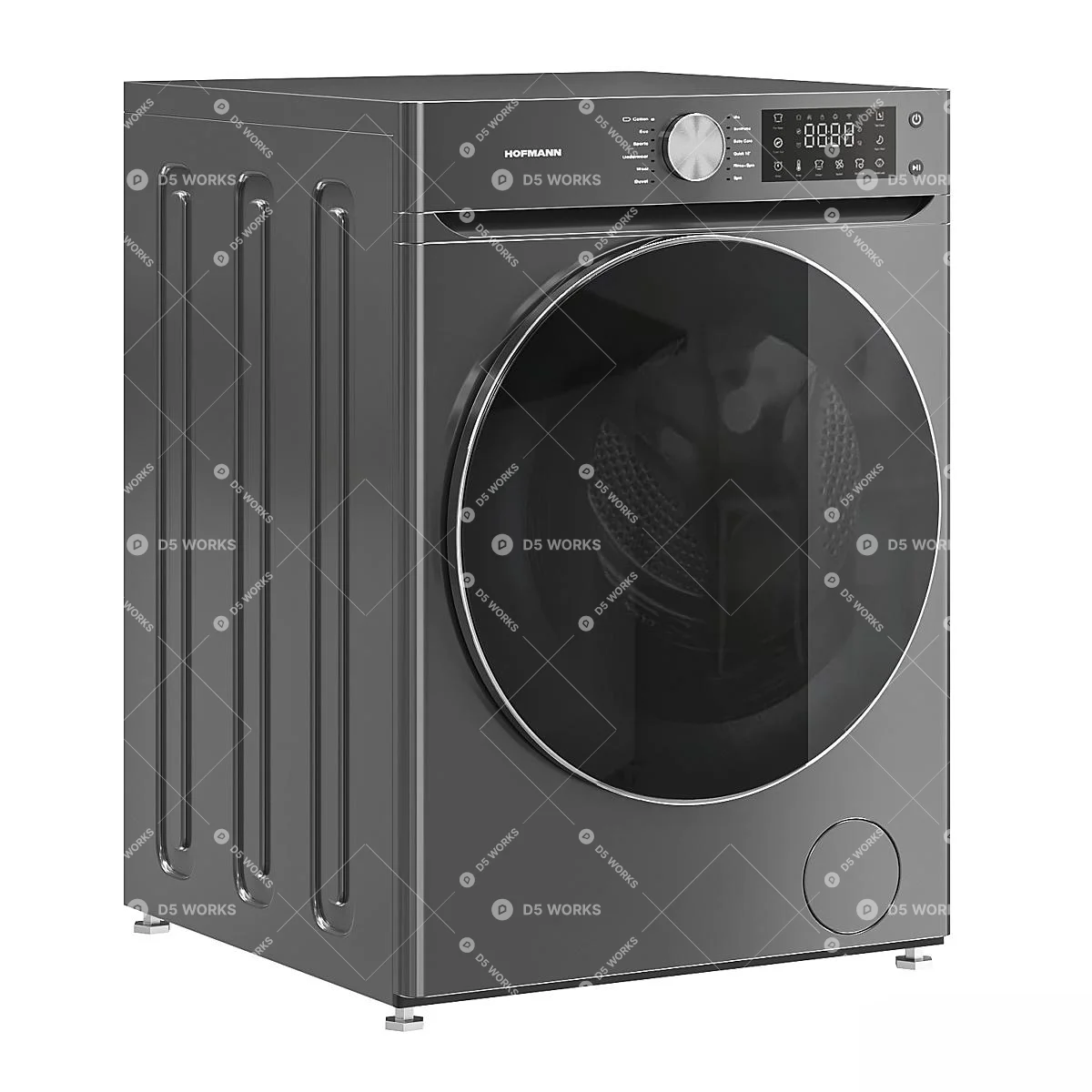 Washing Machine 3d model thumbnail 2