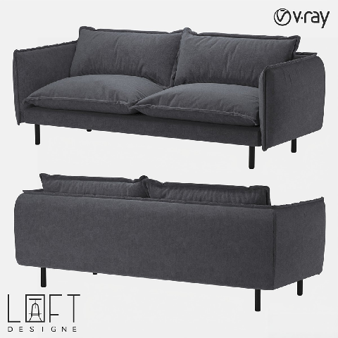 Modern Two-seater Sofa