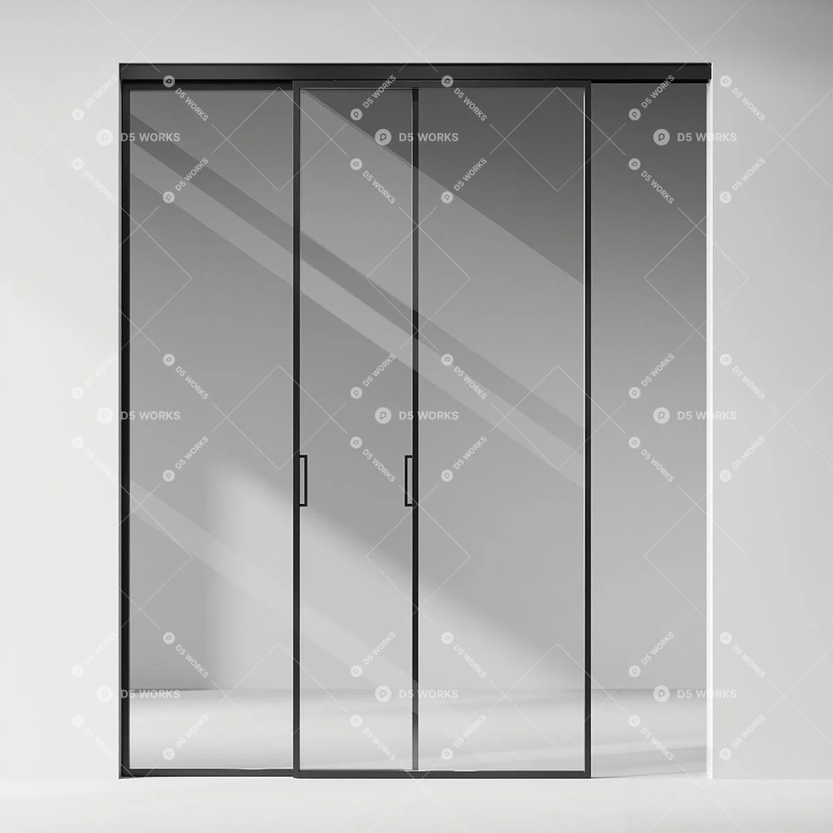 Sliding Door 3d model thumbnail 3