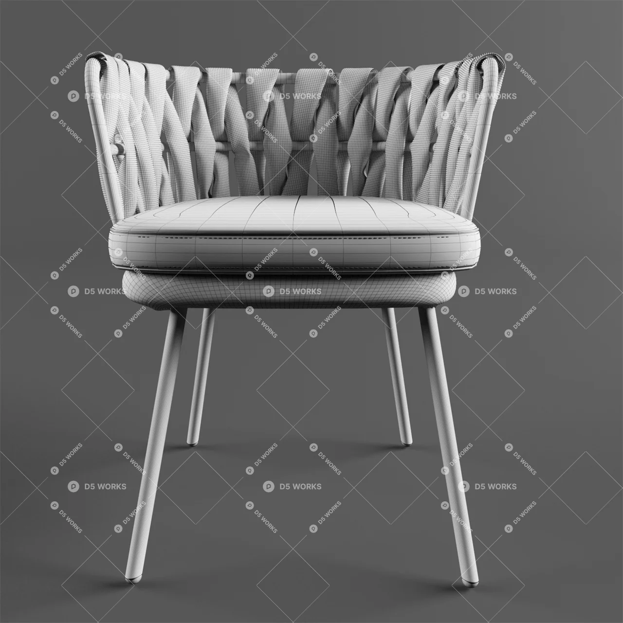 Lounge Chair 3d model thumbnail 3