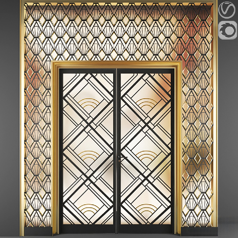 Modern Double Door