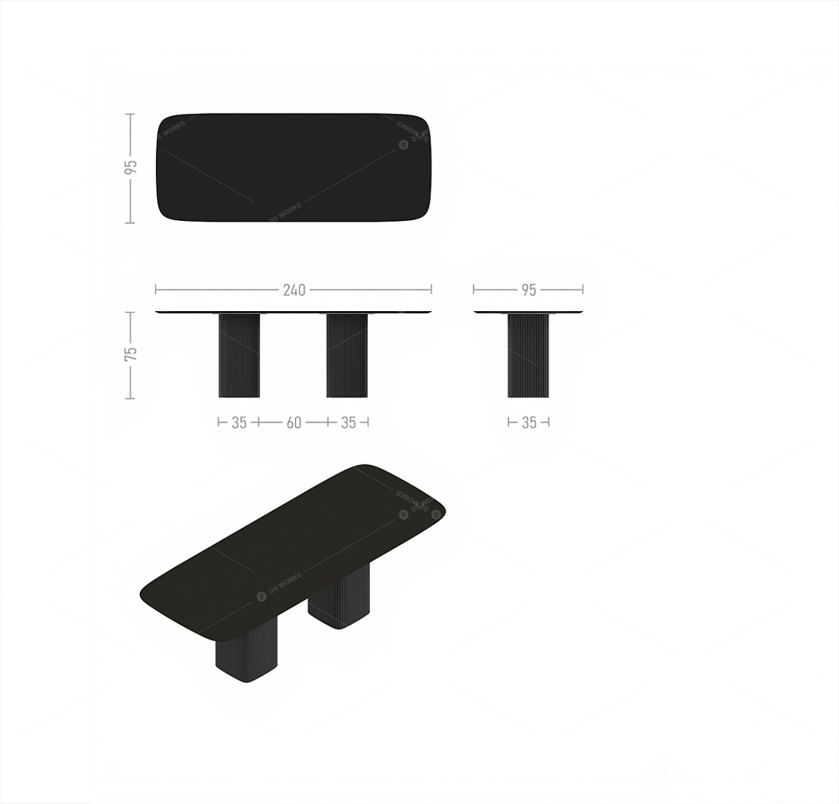 Tables/Side Tables 3D Models 4