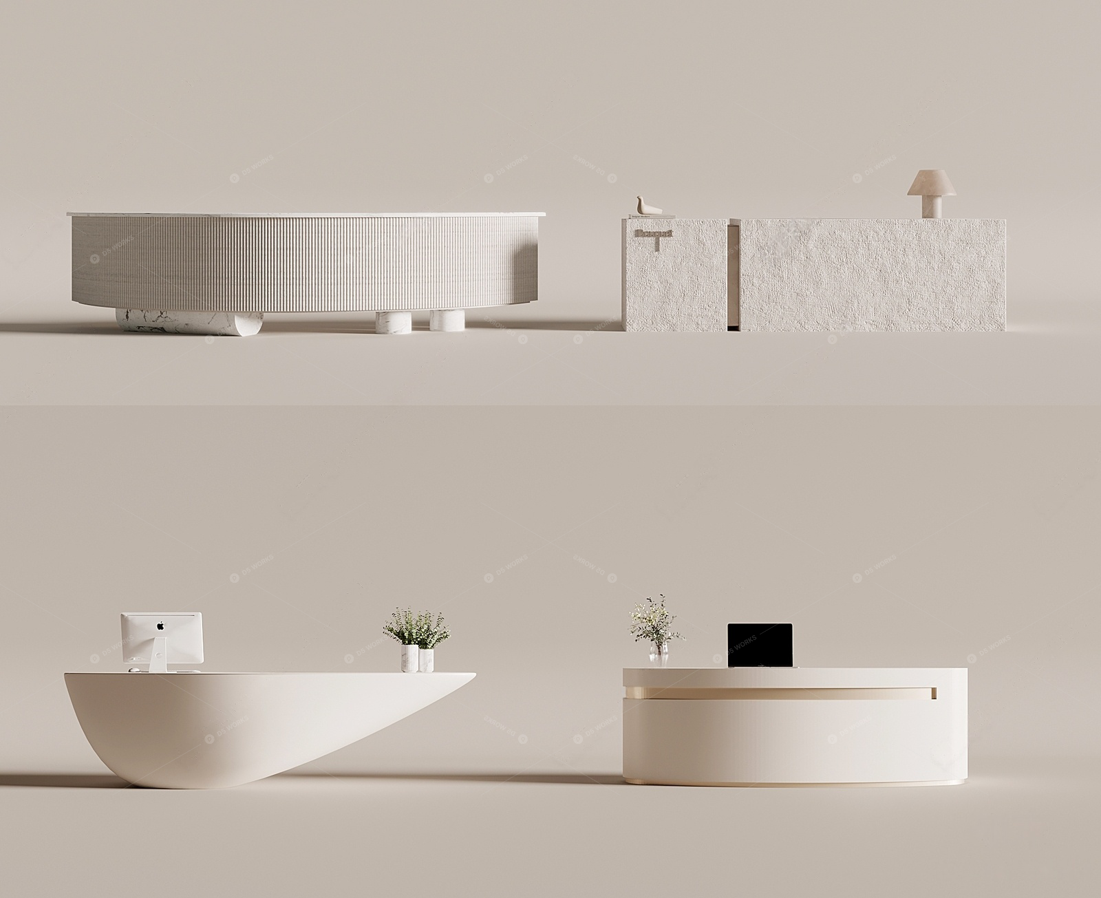 Common Spaces 3D Models