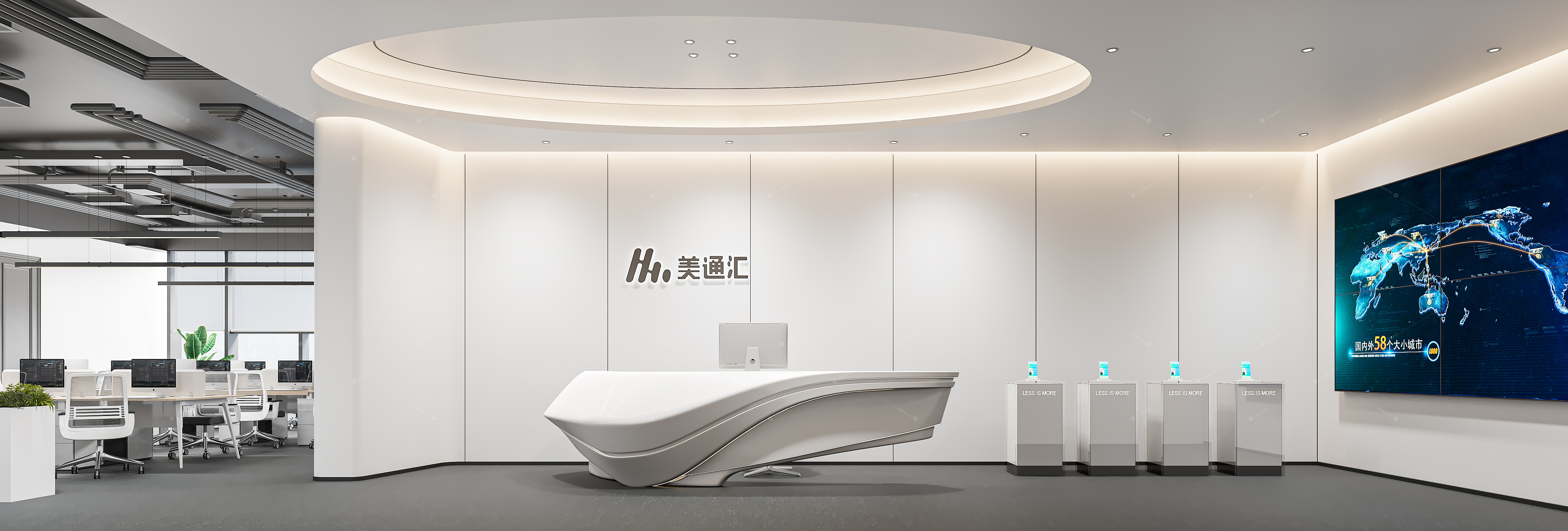 Office Spaces 3D Models 2