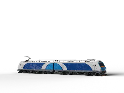 Modern Industrial Train