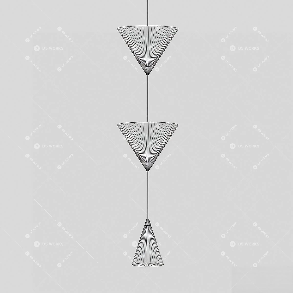 Pendant Light 3d model thumbnail 2
