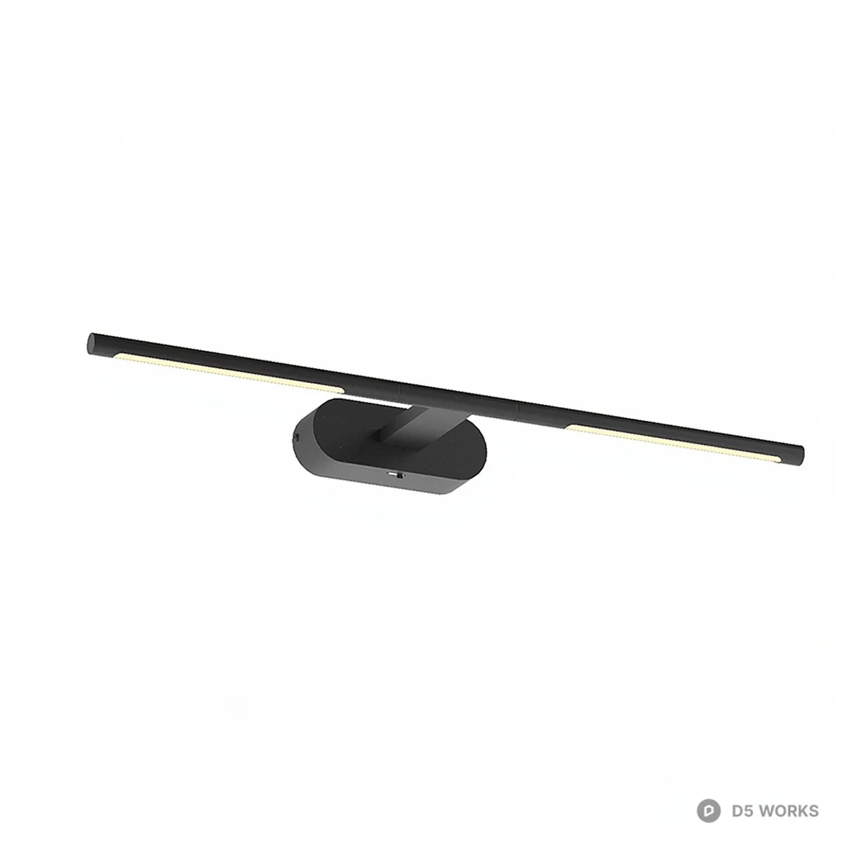 Minimalist Linear Wall Lamp 3d model thumbnail 4