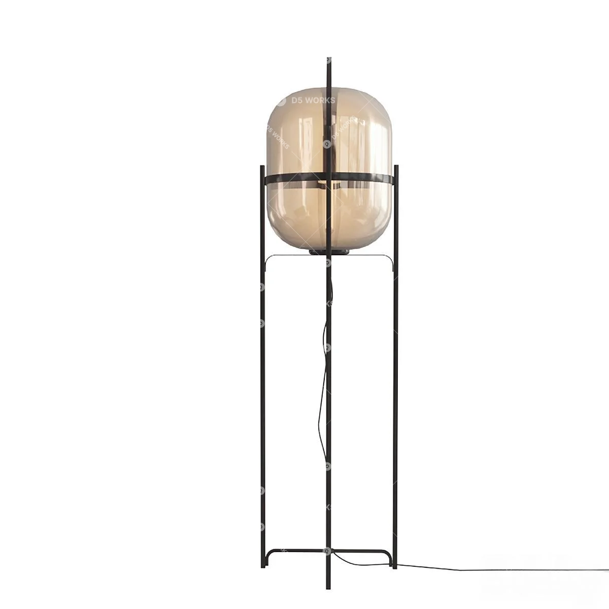 Modern Floor Lamp 3d model thumbnail 2