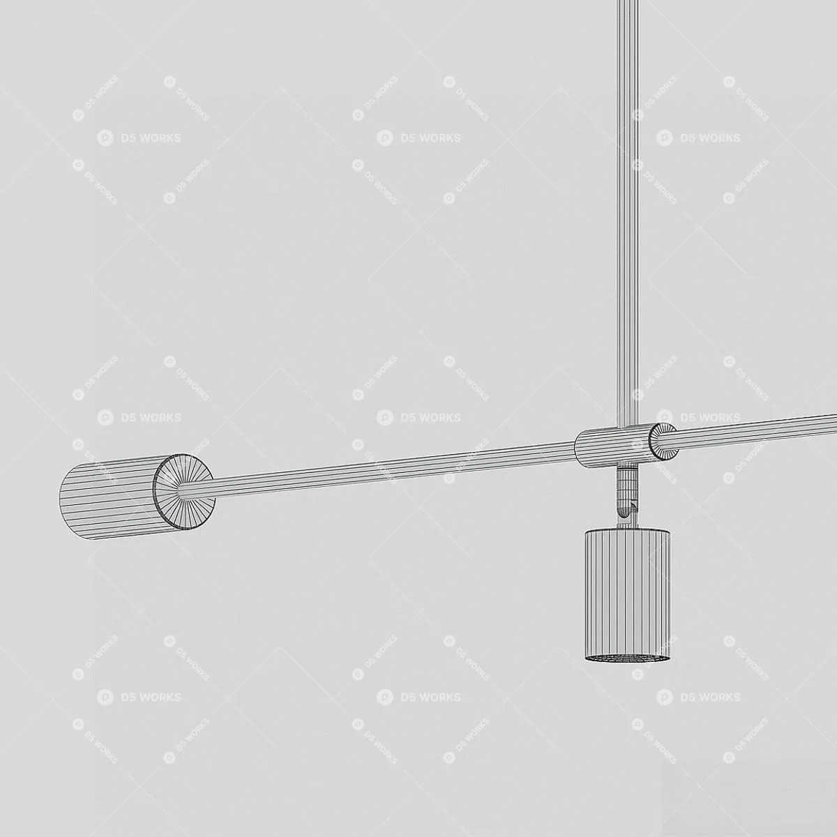 Pendant Light 3d model thumbnail 2