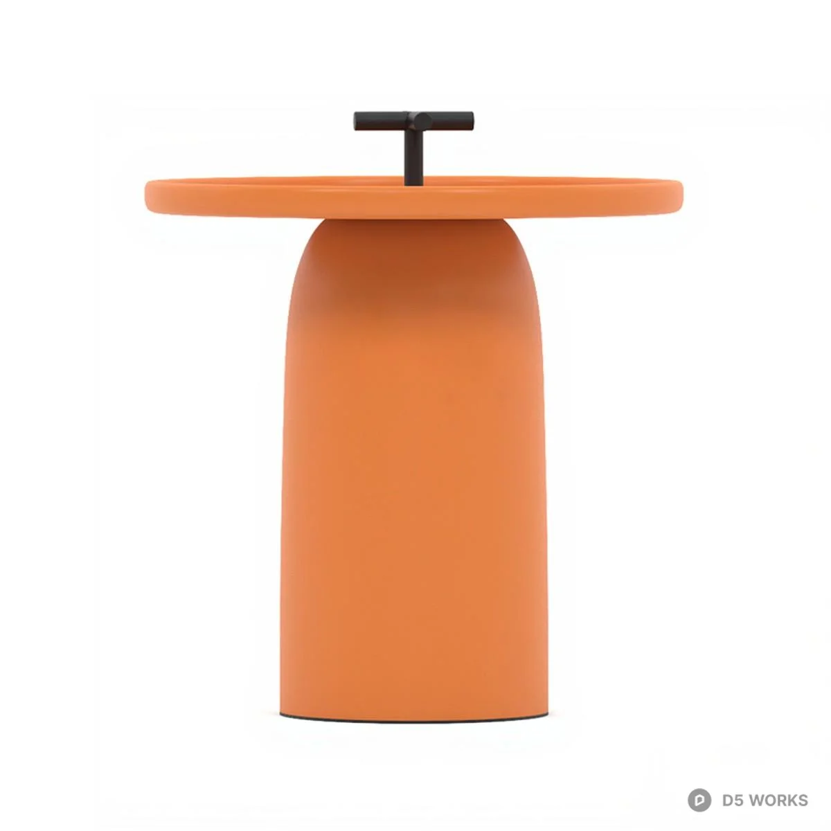 Minimalist Ceramic Side Table 3d model thumbnail 3