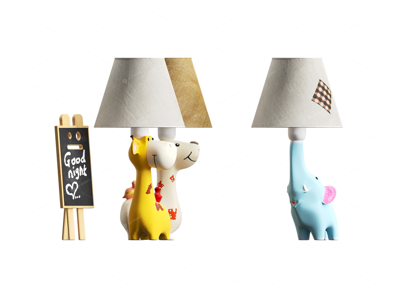 Table Lamps 3D Models 2