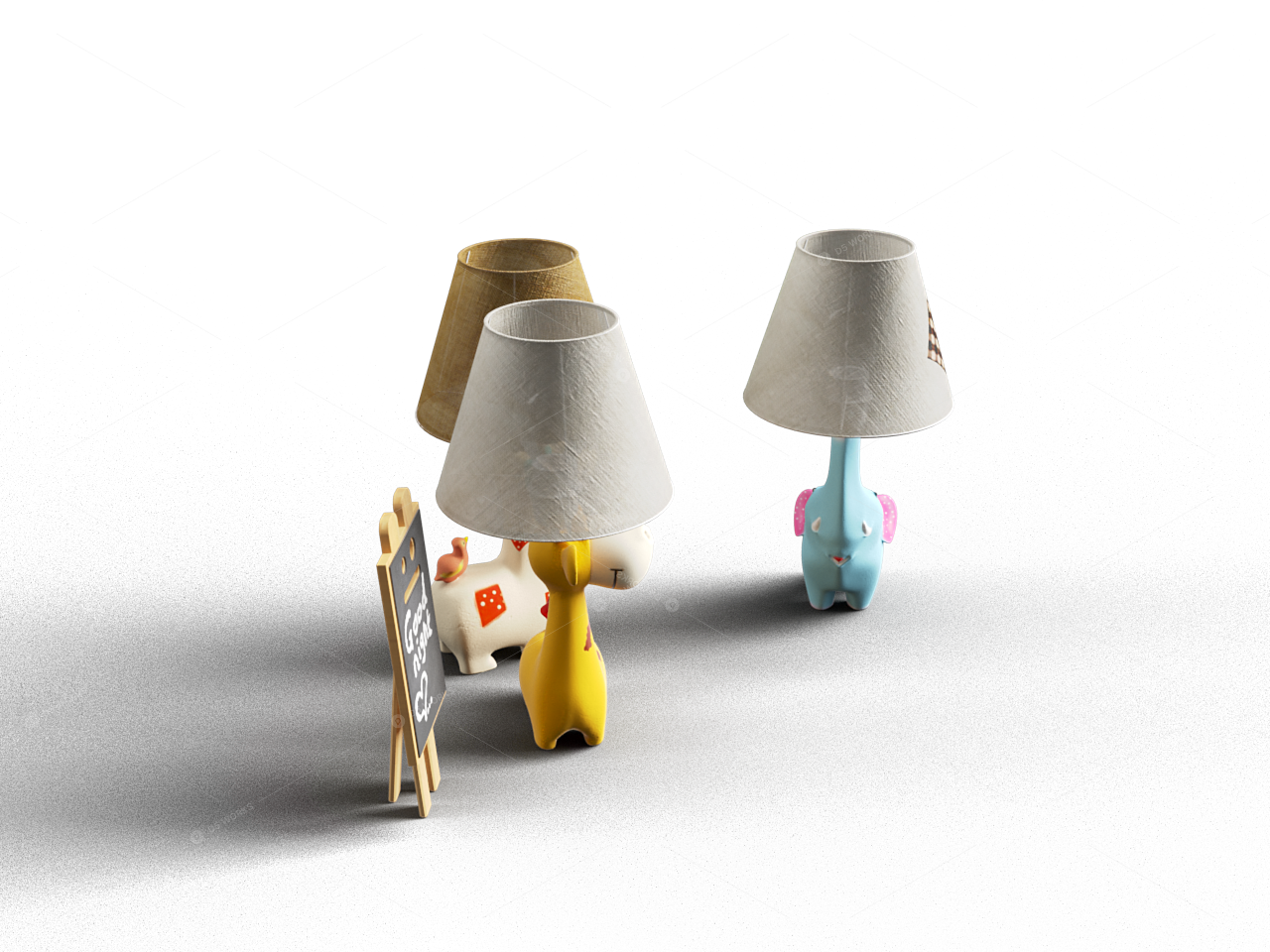 Table Lamps 3D Models