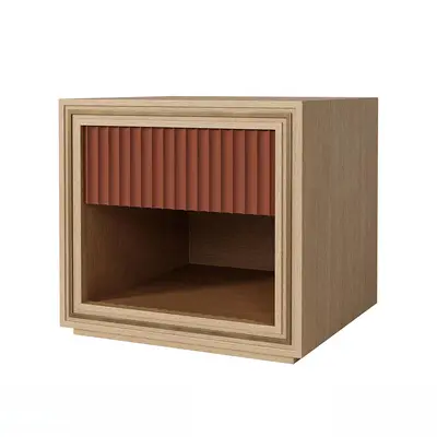 Ribbon Front Bedside Cabinet 3d model