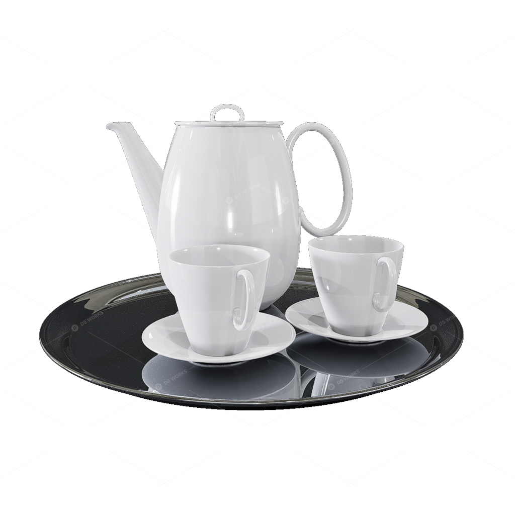 Tea Sets 3D Models
