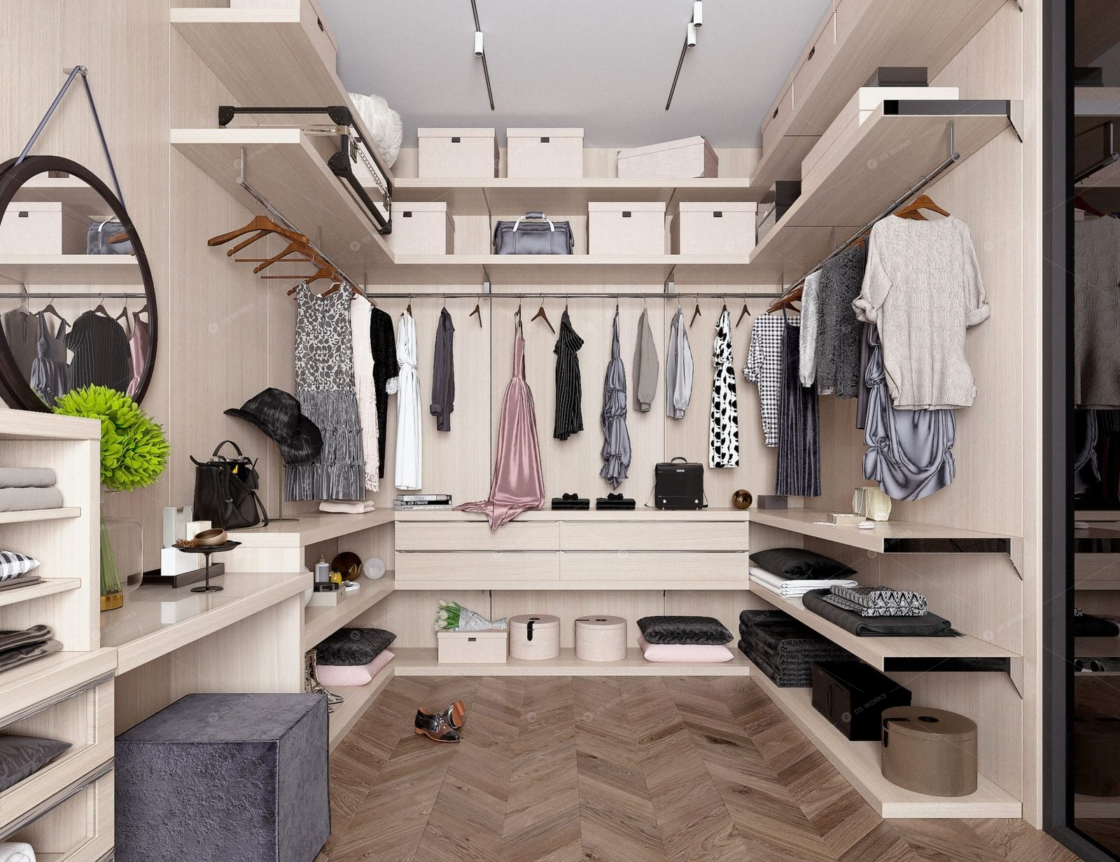 Walk-in Closets 3D Models 2