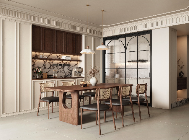 Mid-Century Modern Dining Room (Home)