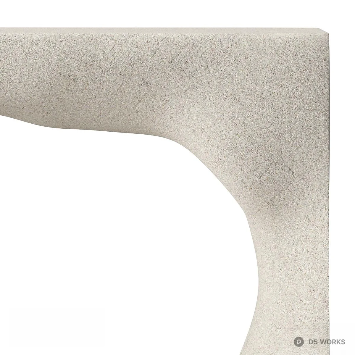 Organic Modern Sculpture 3d model thumbnail 3