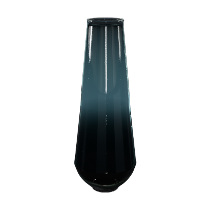 Floral Vase Design Modern Dark Glass Vase 02