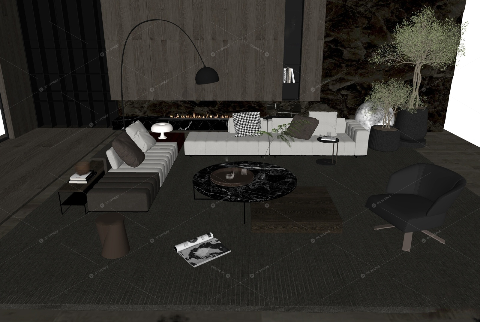 Living Rooms 3D Models 2