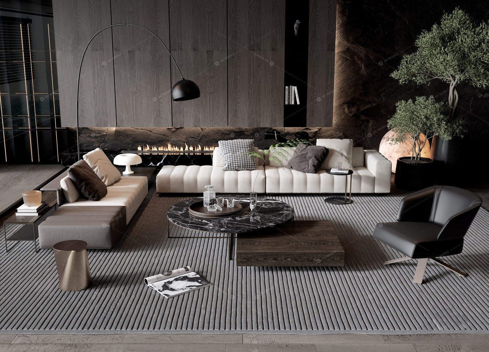 Living Rooms 3D Models
