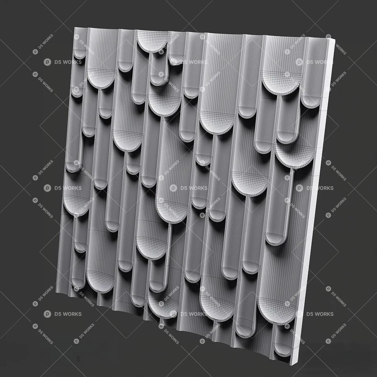 Wall Panel 3d model thumbnail 2