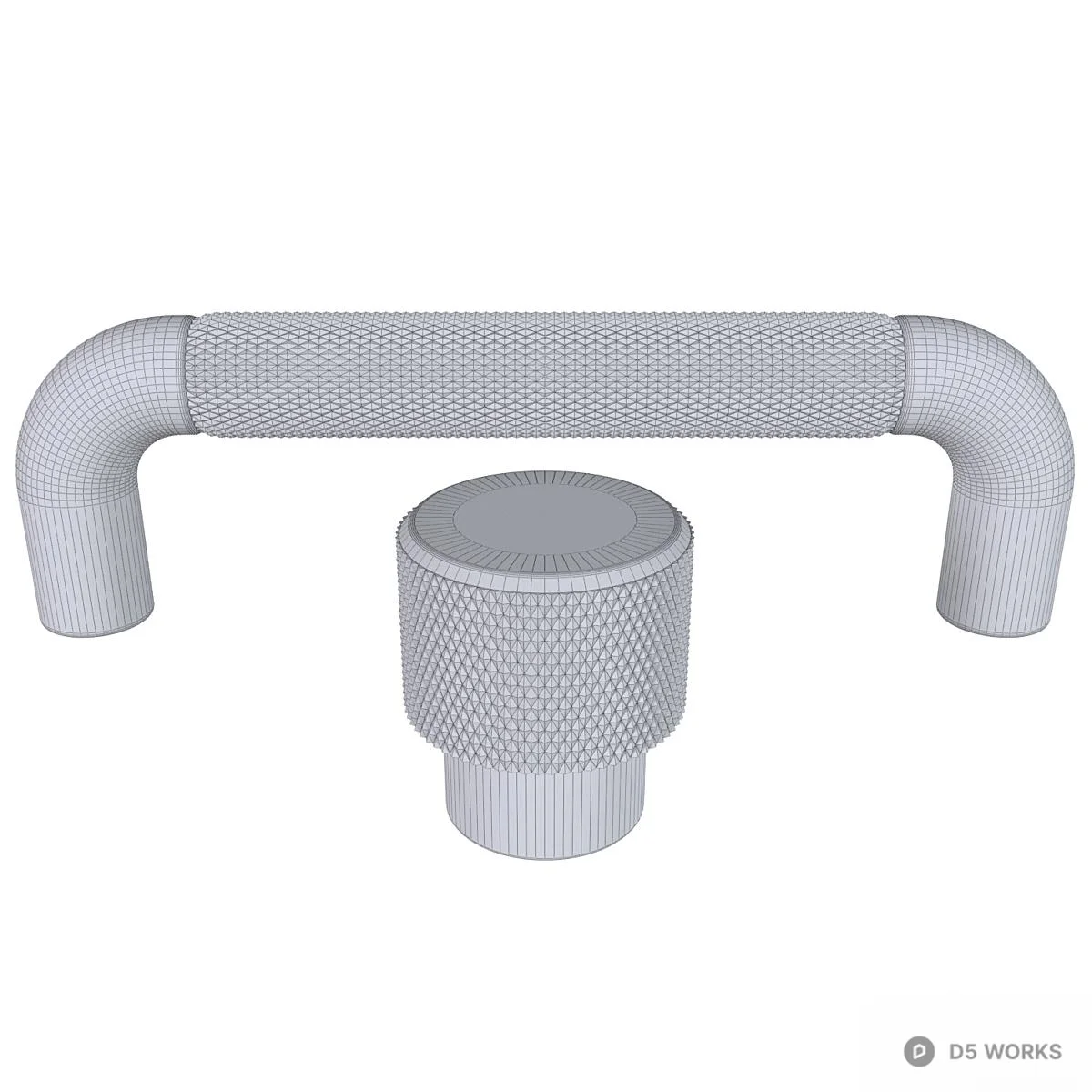Matte Blue Adjustable Spot Light 3d model thumbnail 4