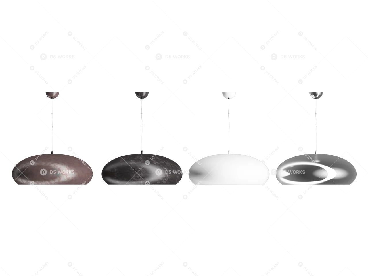Pendant Light 3d model thumbnail 2