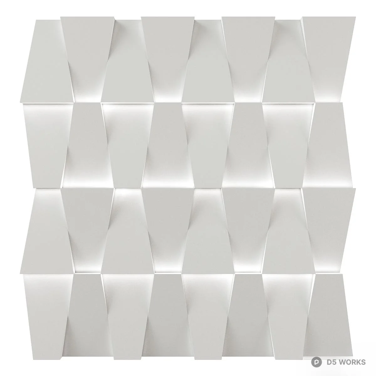 Geometric 3D Wall Panel 3d model - Image 1