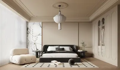 Modern French Home Bedroom