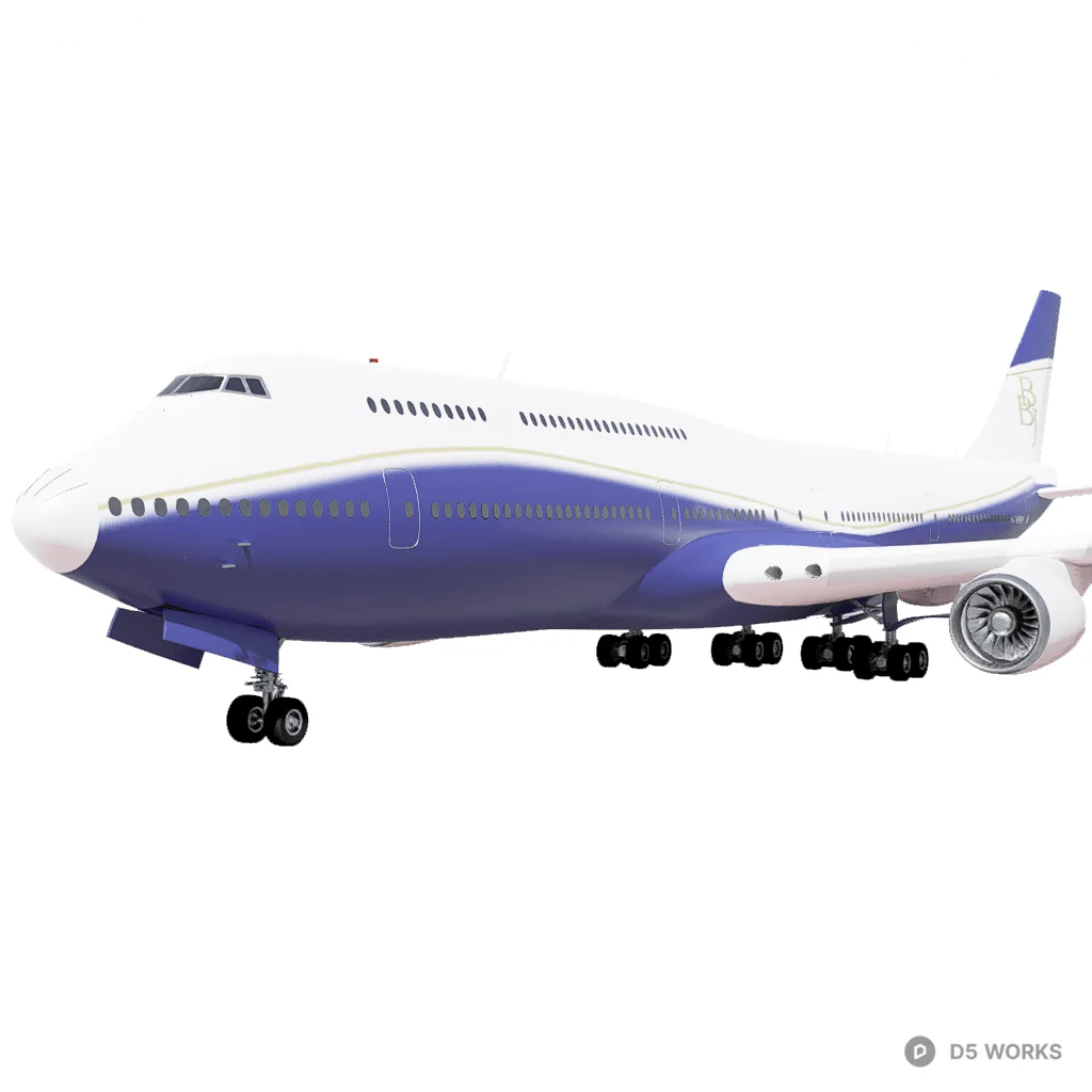 Jetliner 02 3d model - Image 1