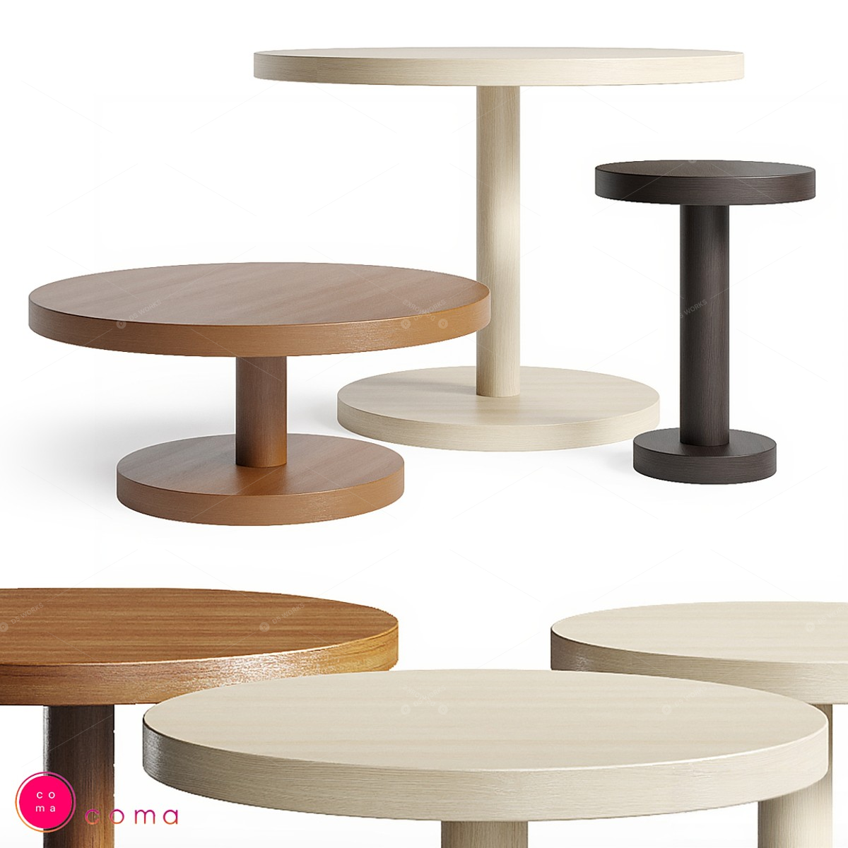 Tables/Side Tables 3D Models