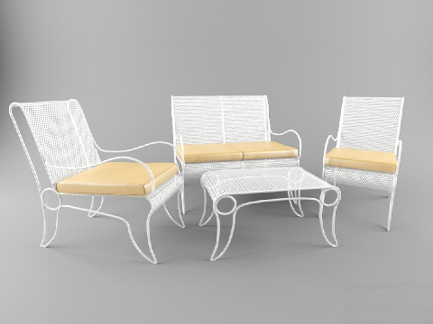 Modern Outdoor Table & Chairs Set