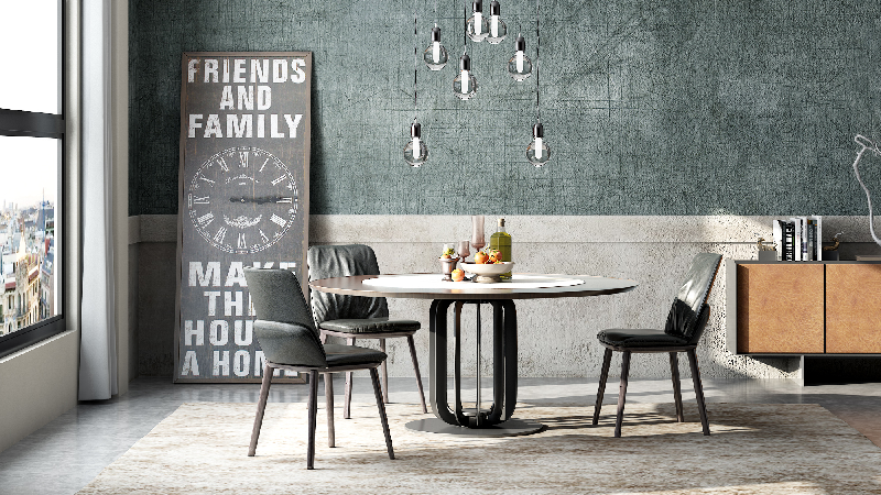 Modern Dining Table & Chairs Set